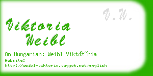 viktoria weibl business card